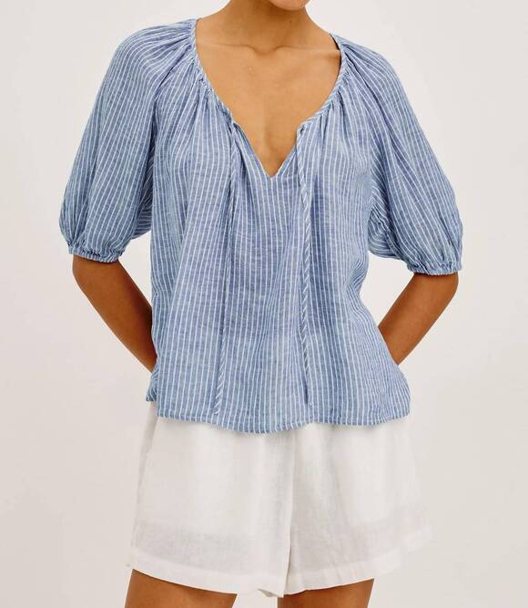 RAILS Tops - NEW RAILS kirstie v-neck top in barletta stripe